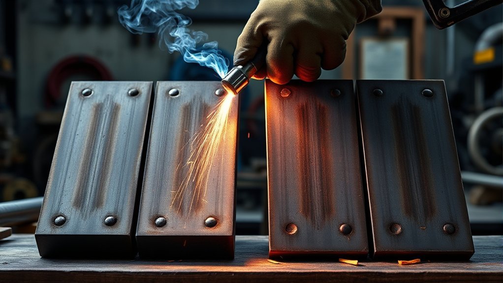 welding position influences quality