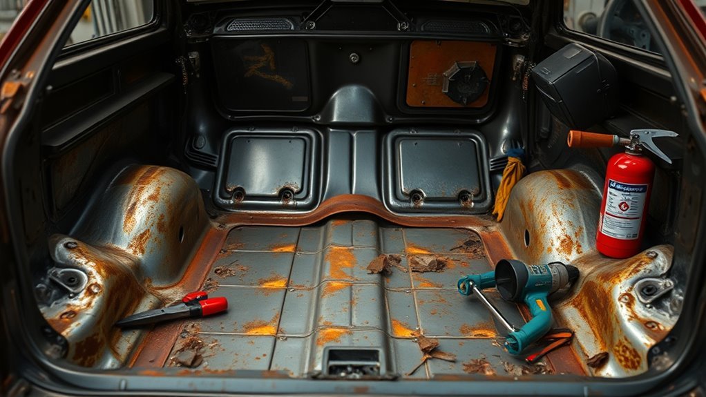 welding project car floor tips