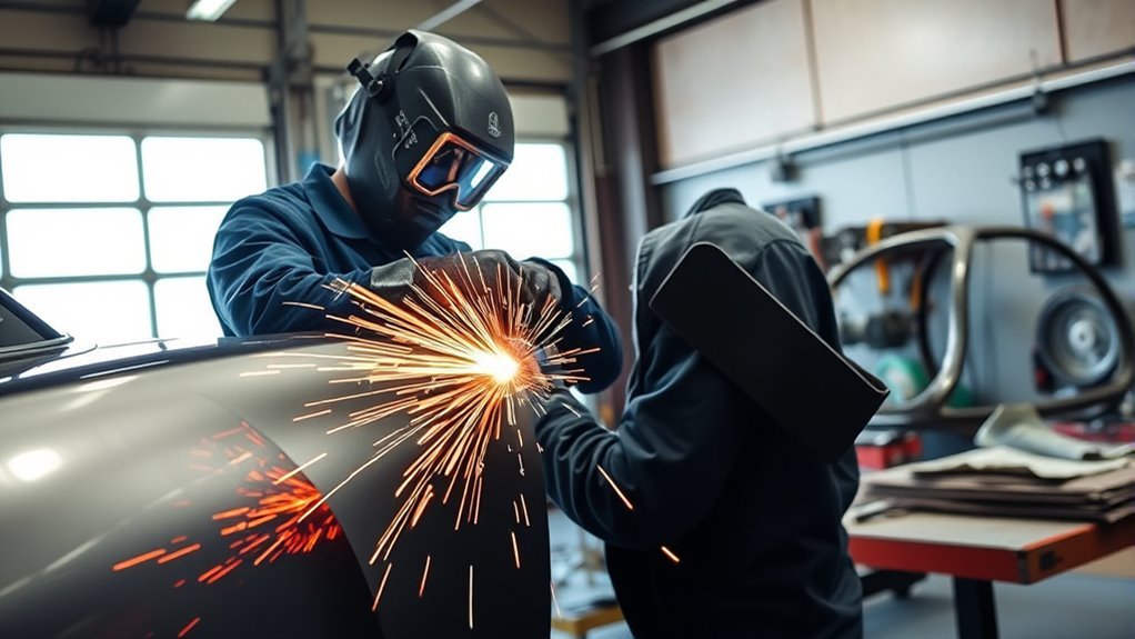 welding quarter panels guide