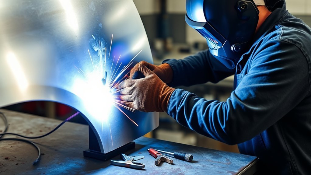 welding risks in galvanized steel