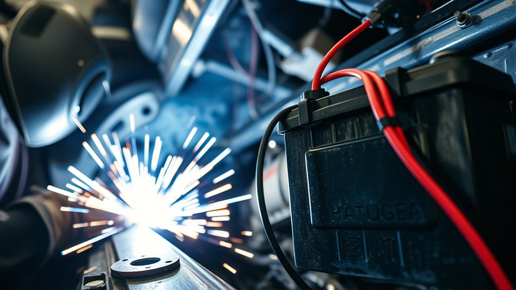 welding risks to electronics