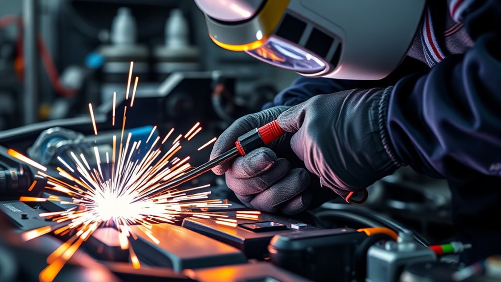 welding risks to electronics