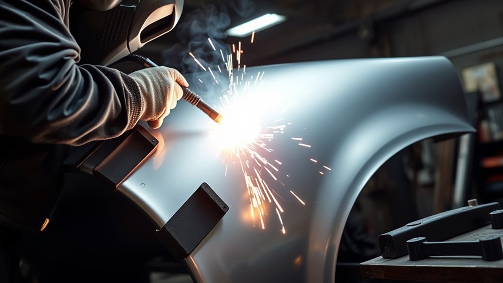 welding rocker panels guide