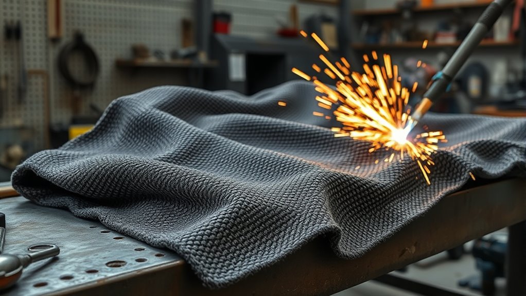 welding safety through blankets