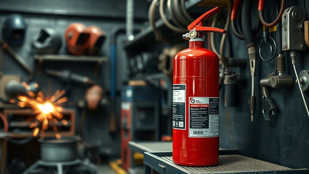 welding shop fire extinguisher