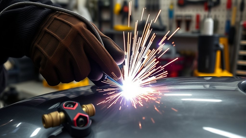 welding stainless to mild steel