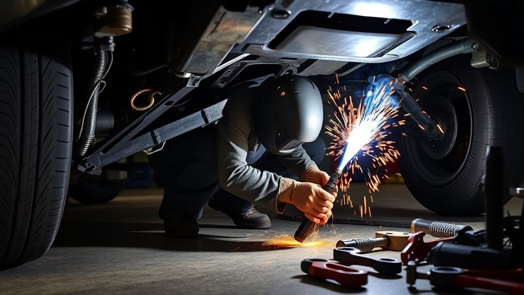 welding subframe connector challenges