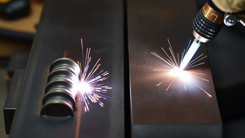 welding technique orientation differences