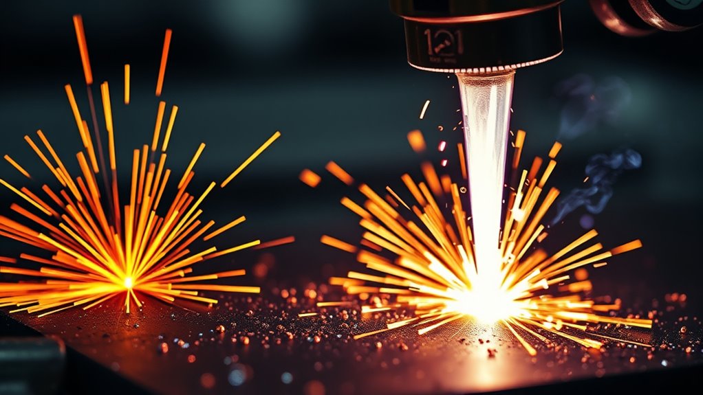 welding techniques and spatter