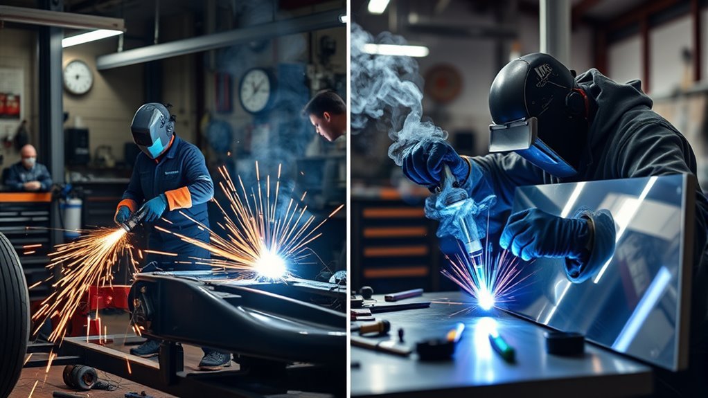 welding techniques for auto repair