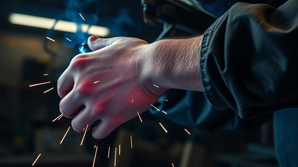 welding uv skin damage